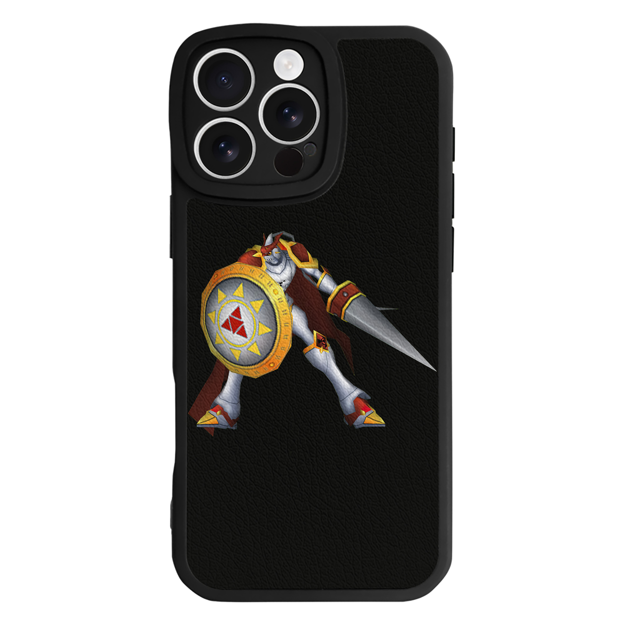 （画像用） Digimon デジタルモンスター/デジモン 【iPhone 16シリーズ対応】シリコンスマホケース（レザー調） 材質：シリコン